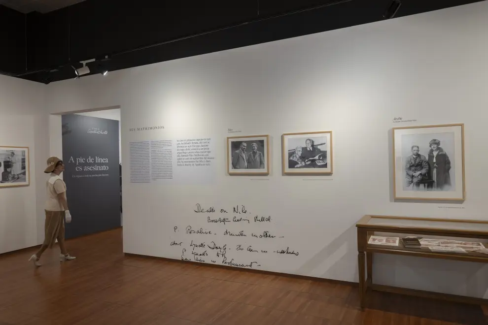 Presentación de la exposición 'El Show de Agatha Christie' en el Centro de Historias de Zaragoza