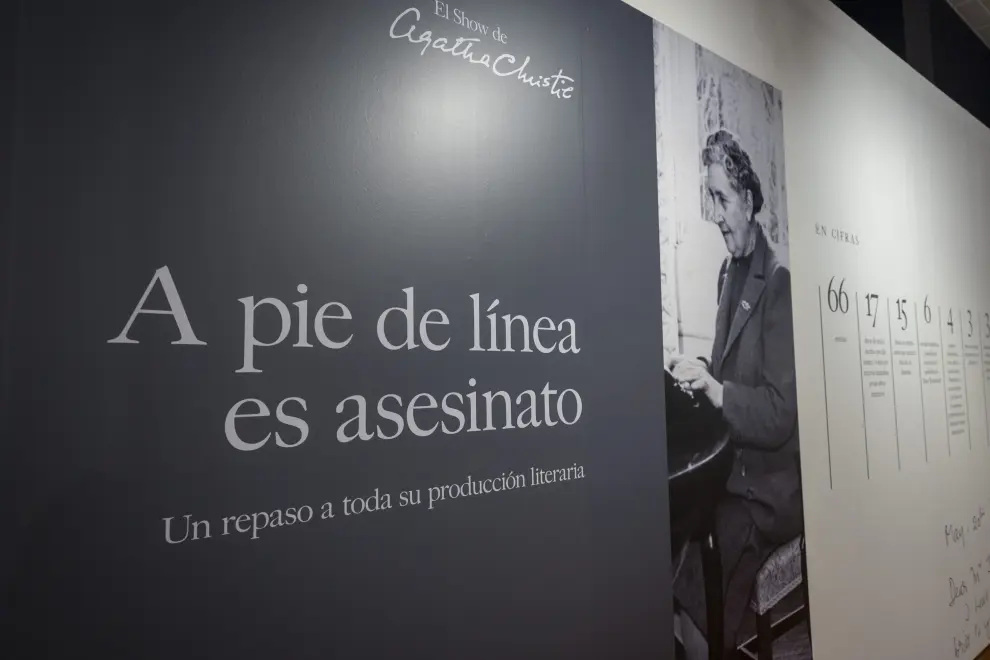 Presentación de la exposición 'El Show de Agatha Christie' en el Centro de Historias de Zaragoza