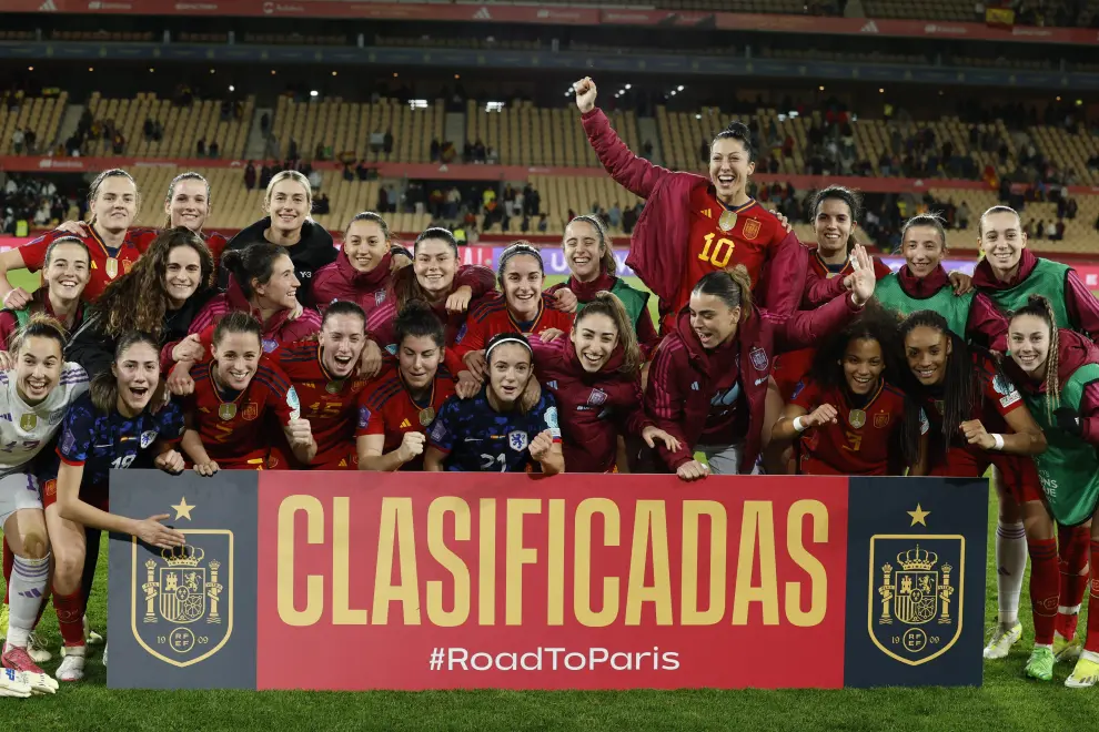 Partido España-Países Bajos, semifinales de la Liga de Naciones en el estadio de La Cartuja en Sevilla