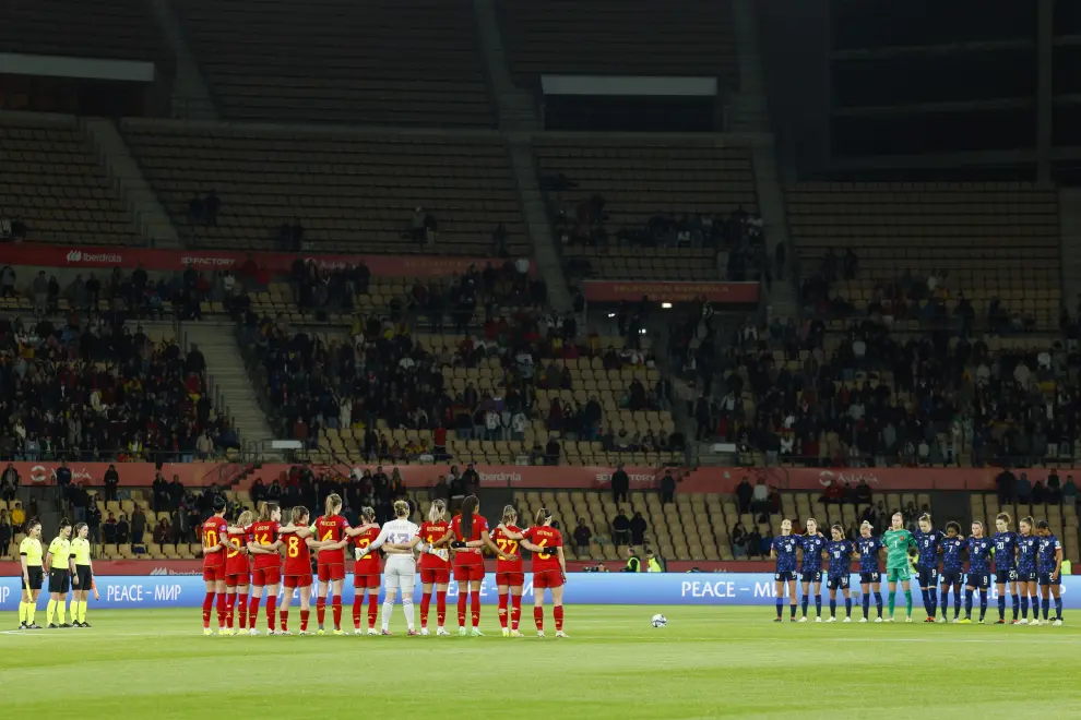 Partido España-Países Bajos, semifinales de la Liga de Naciones en el estadio de La Cartuja en Sevilla