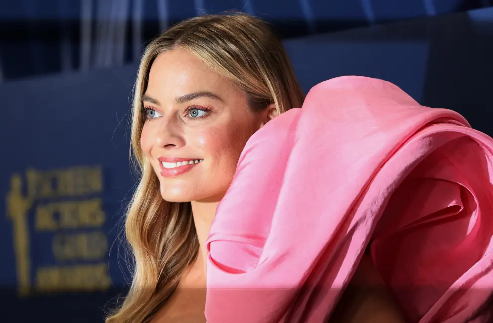 Margot Robbie attends the 30th Screen Actors Guild Awards, in Los Angeles, California, U.S., February 24, 2024. REUTERS/Mike Blake [[[REUTERS VOCENTO]]]