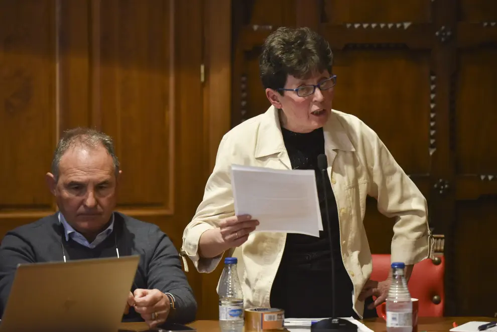 Lorena Cajal (PSOE) se ha convertido en la nueva alcaldesa de Biescas al salir adelante la moción de censura contra Nuria Pargada (PAR)