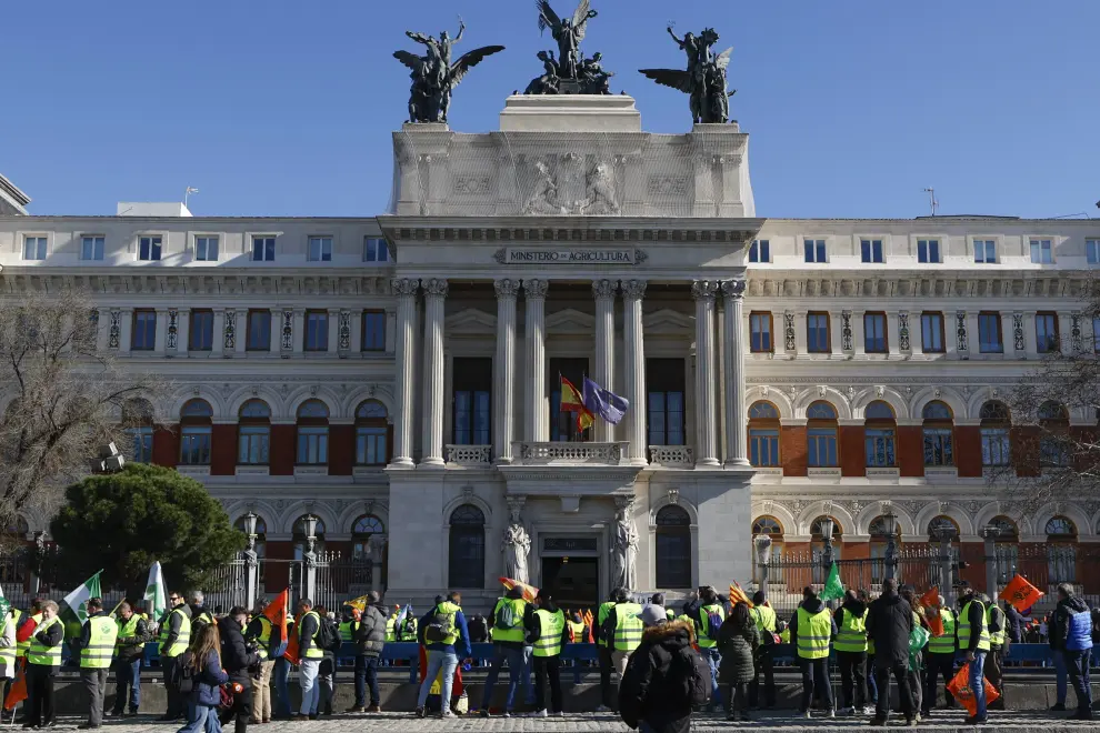 Protestas agricultores en Madrid
