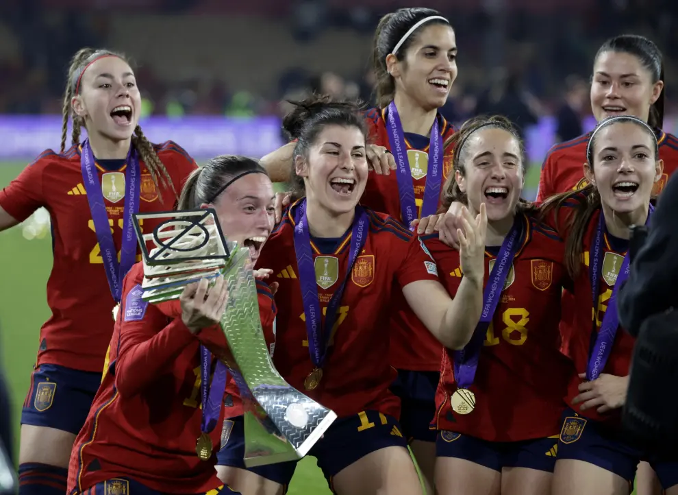 Partido España-Francia, final de la Liga de Naciones en La Cartuja de Sevilla: España campeona