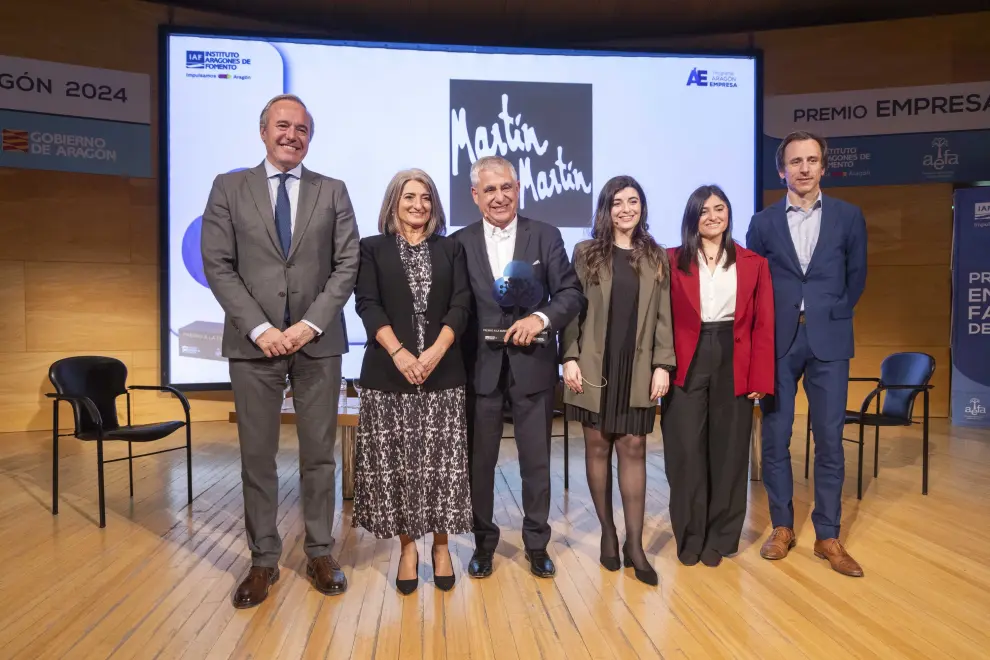 Entrega de los premios de la Empresa Familiar de Aragón 2024