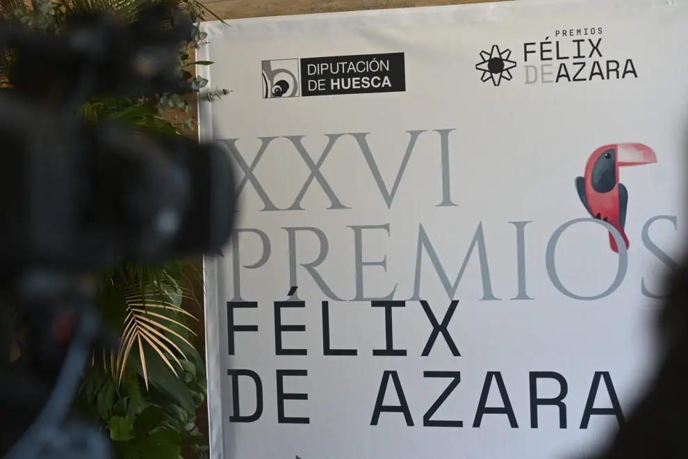 Gala del XXVI Galardón Félix de Azara, en el teatro Olimpia de Huesca.