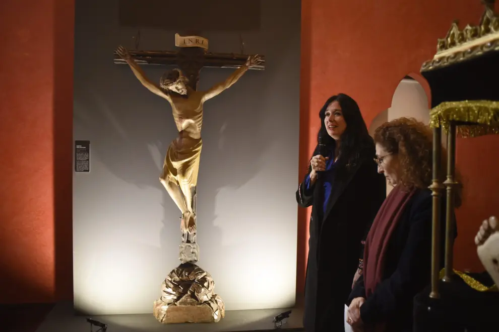Inauguración de la exposición ‘Revistiendo la Semana Santa. Telones y ornamentos de Pasión’.