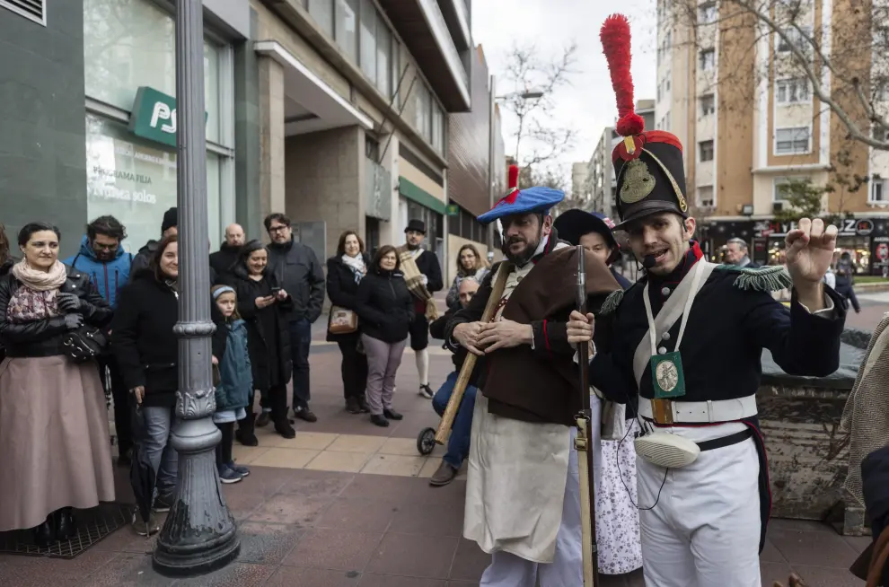 Zaragoza recuerda la Ruta Histórica del Cinco de Marzo de 1838