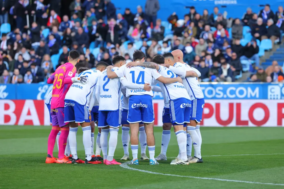 Partido Real Zaragoza-Amorebieta, de la jornada 29 de Segunda División, en La Romareda