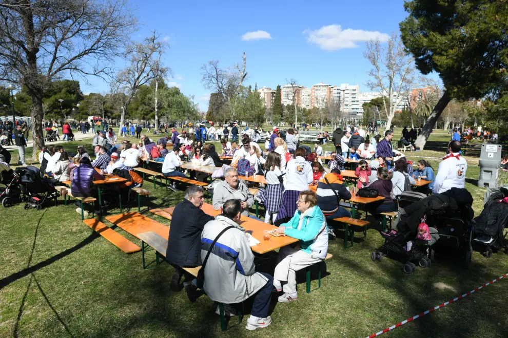 Foto de la Cincomarzada 2024 en el parque Tío Jorge de Zaragoza