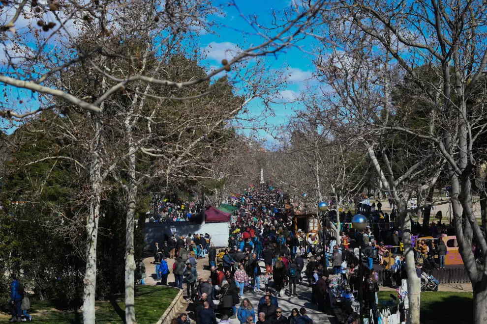 Foto de la Cincomarzada 2024 en el parque Tío Jorge de Zaragoza