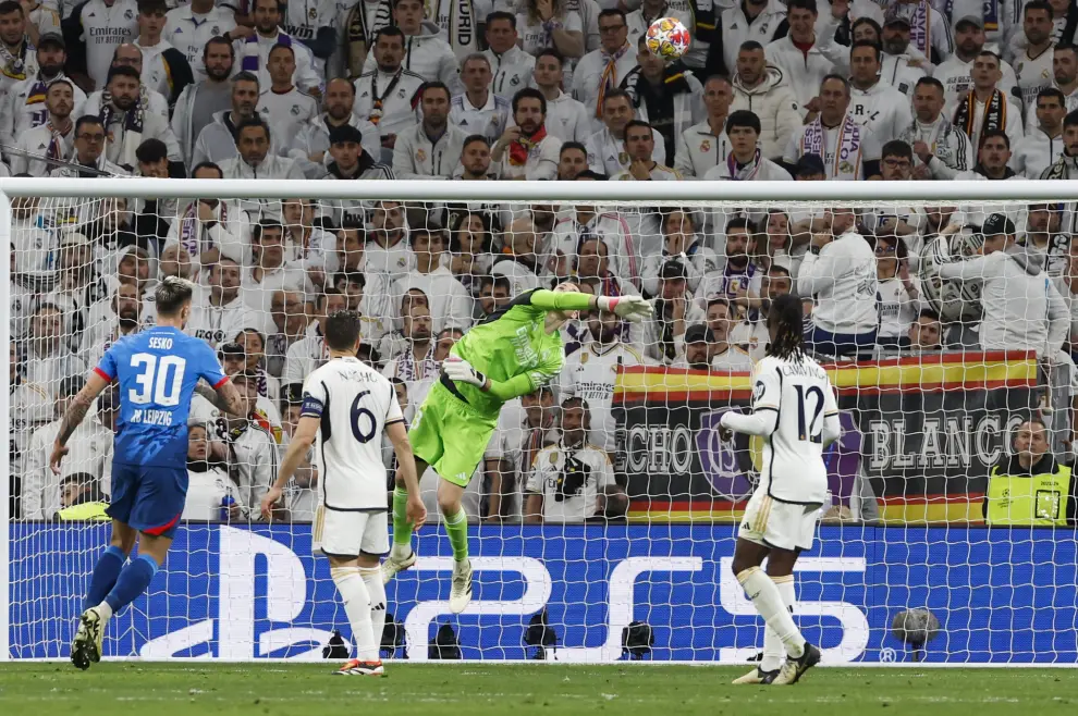 Partido Real Madrid-Leipzig, vuelta de octavos de final de la Liga de Campeones