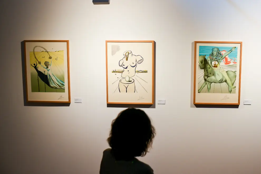 Más de 30 obras gráficas originales de Dalí, en el Centro de Historias de Zaragoza
