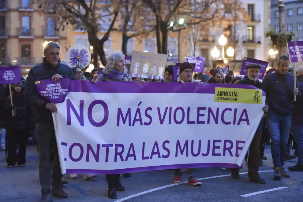 Manifestación 8M en Huesca