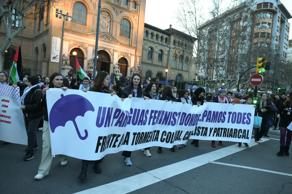 Manifestación 8M en Zaragoza