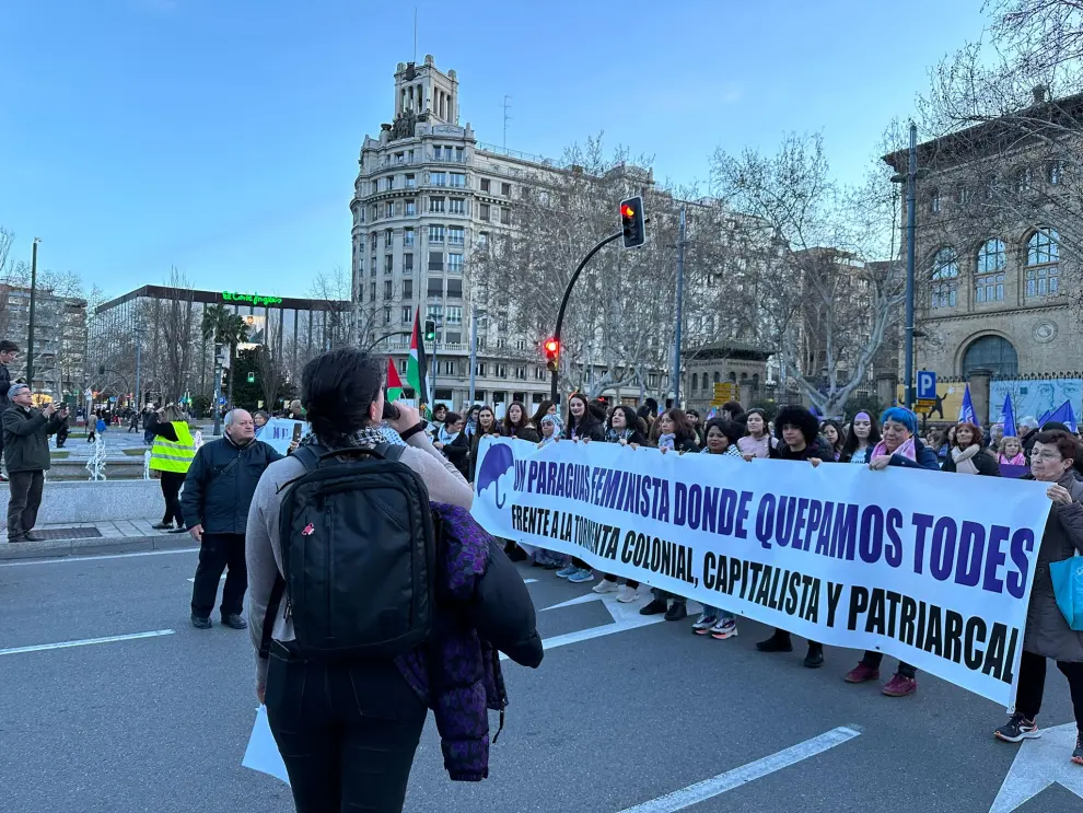Manifestación 8M en Zaragoza