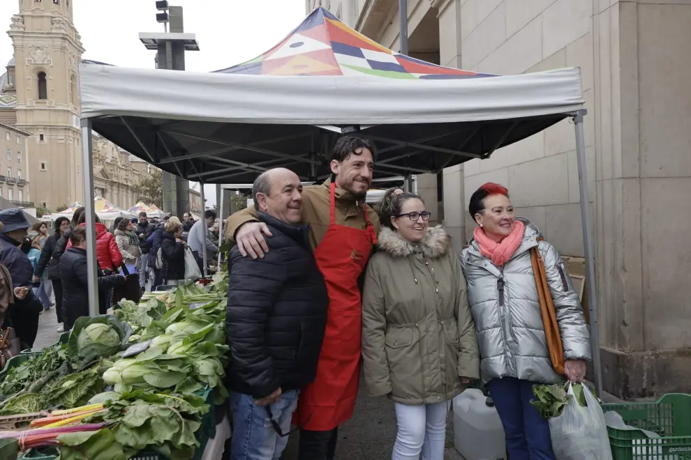 Cristián Álvarez muestra su lado solidario: 'frutero' por un día con Atades