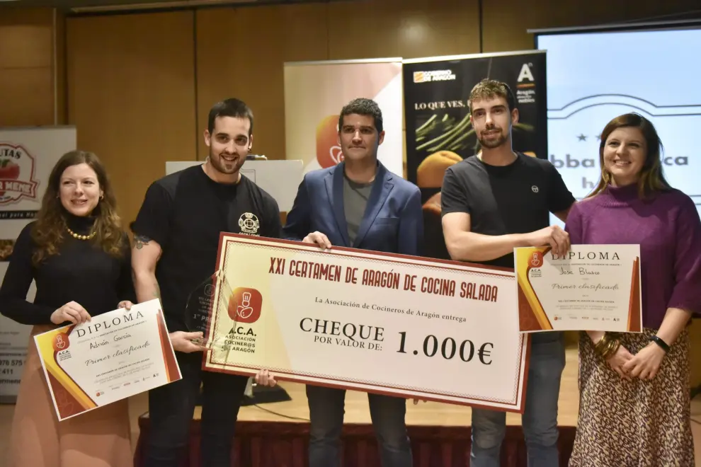 Competición y entrega de premios del XXI Certamen de Aragón de Cocina Salada y del III Certamen de Cocina Dulce, en Huesca.