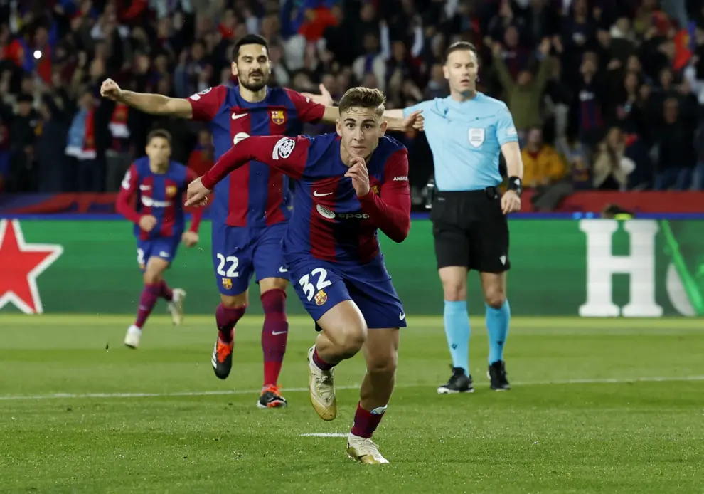 Partido FC Barcelona-Nápoles, vuelta de los octavos de final de la Champions League