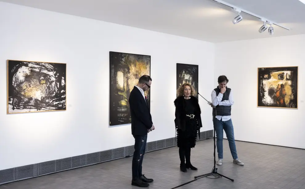 Presentación de la exposición de Juana Francés en el Museo Pablo Serrano de Zaragoza