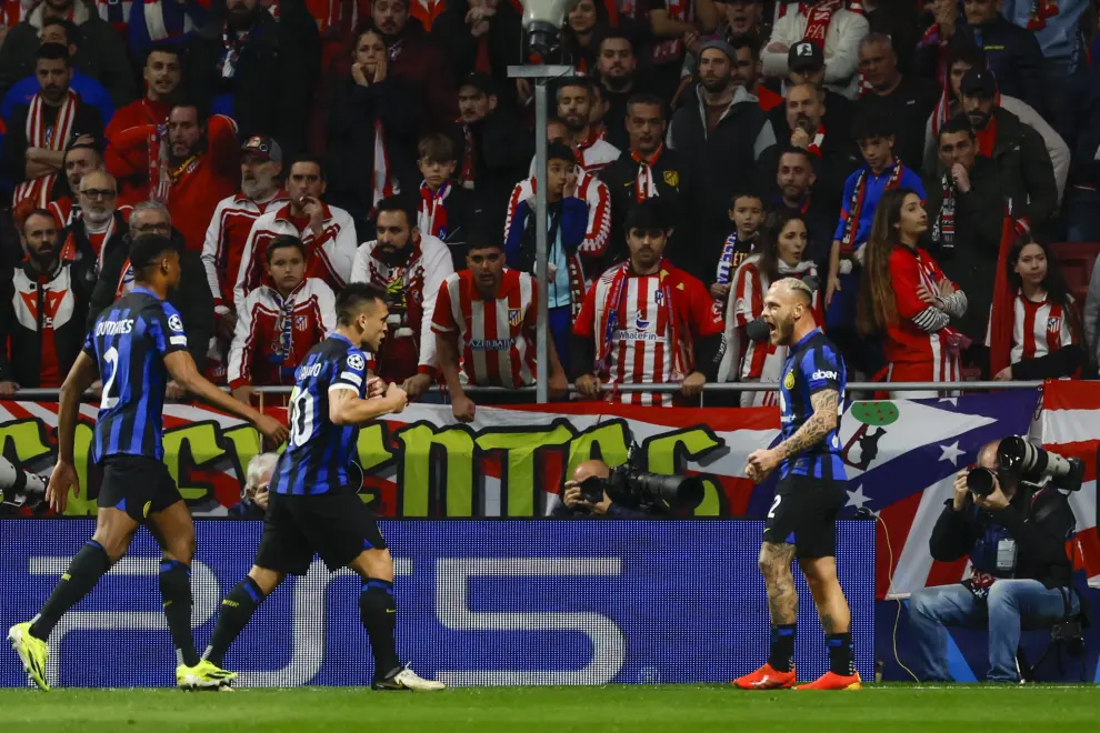 Partido Atlético de Madrid-Inter de Milán, vuelta de los octavos de final de la Champions