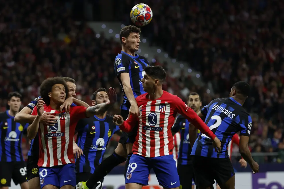 Partido Atlético de Madrid-Inter de Milán, vuelta de los octavos de final de la Liga de Campeones