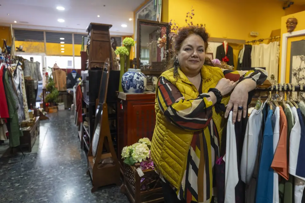 Marisa Miravalles, propietaria de la tienda La ruta de la seda.