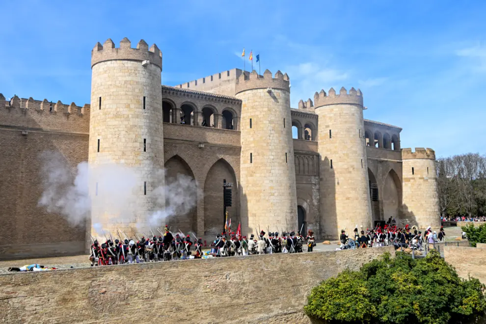 La batalla del Segundo Sitio de Zaragoza, en la Aljafería