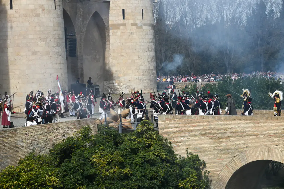 La batalla del Segundo Sitio de Zaragoza, en la Aljafería