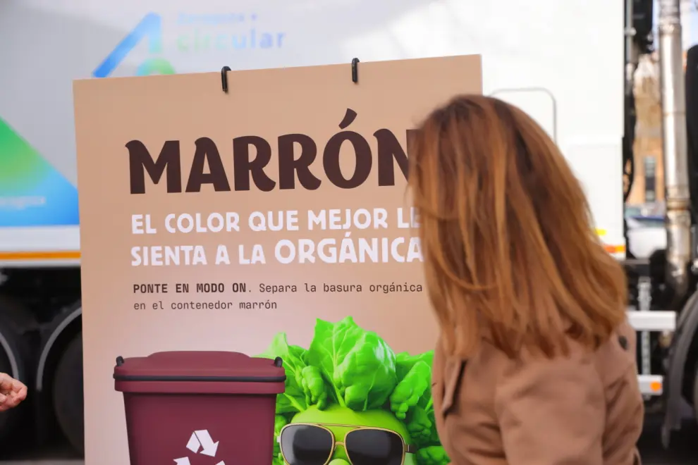 Zaragoza tendrá nuevos contenedores para la basura orgánica que se activarán con tarjeta.