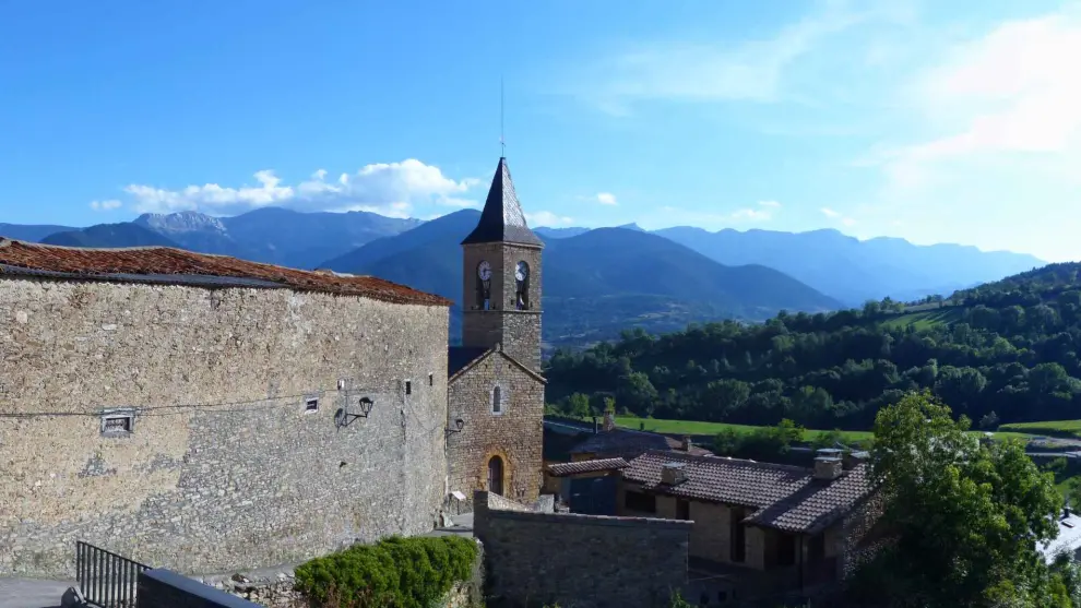Vista de Prulláns, en el Pirineo catalán