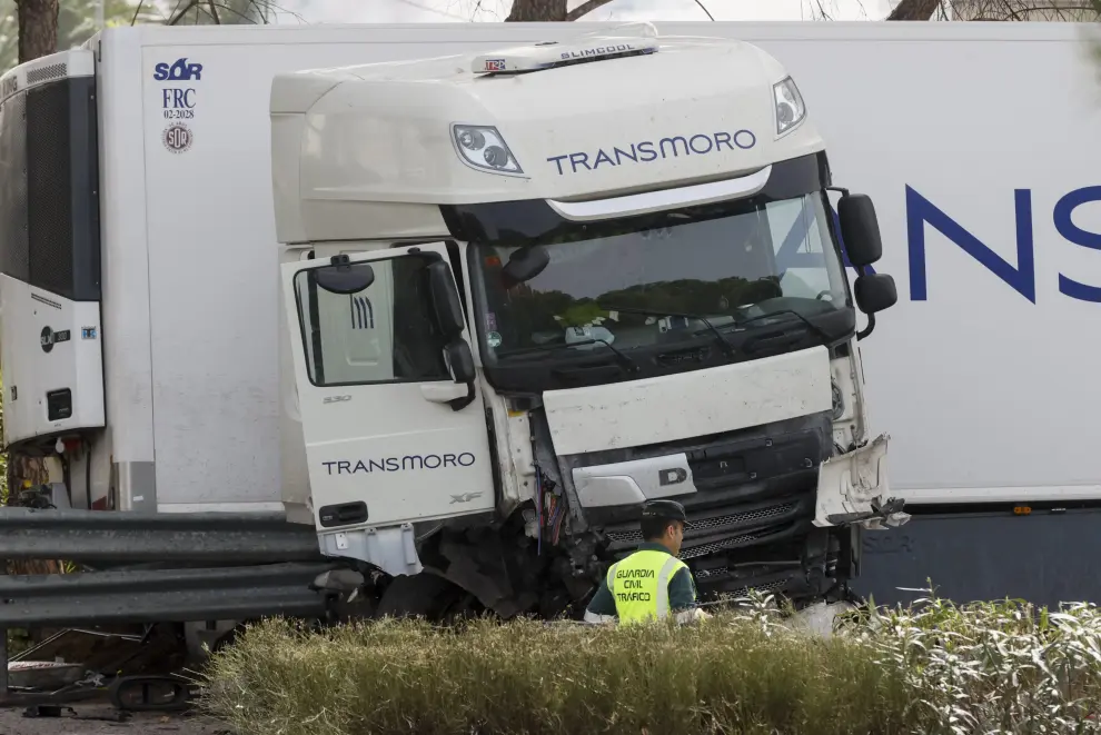 Grave accidente de tráfico en Los Palacios (Sevilla)