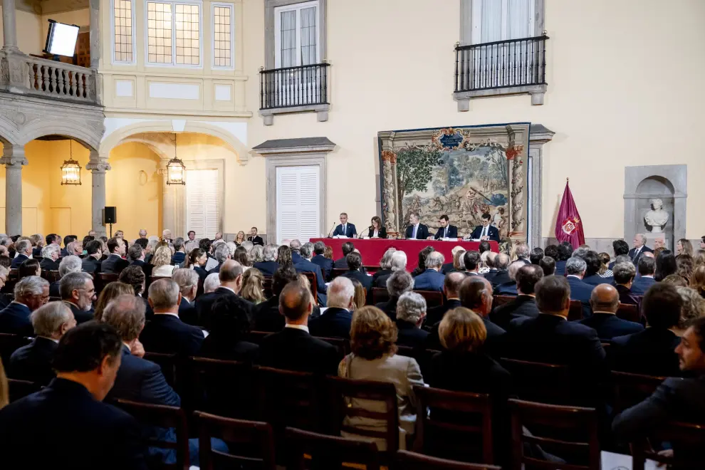 El rey Felipe VI preside la asamblea ordinaria de la Diputación Permanente y Consejo de la Grandeza de España y Títulos del Reino en el Palacio Real de El Pardo