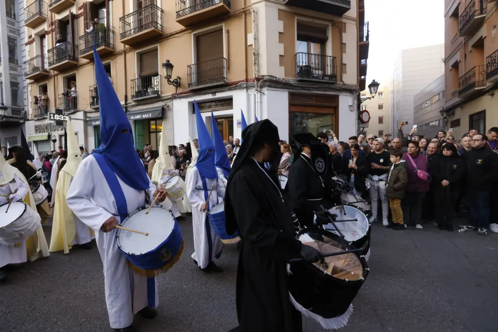 Procesión del Pregón de Zaragoza en la Semana Santa 2024