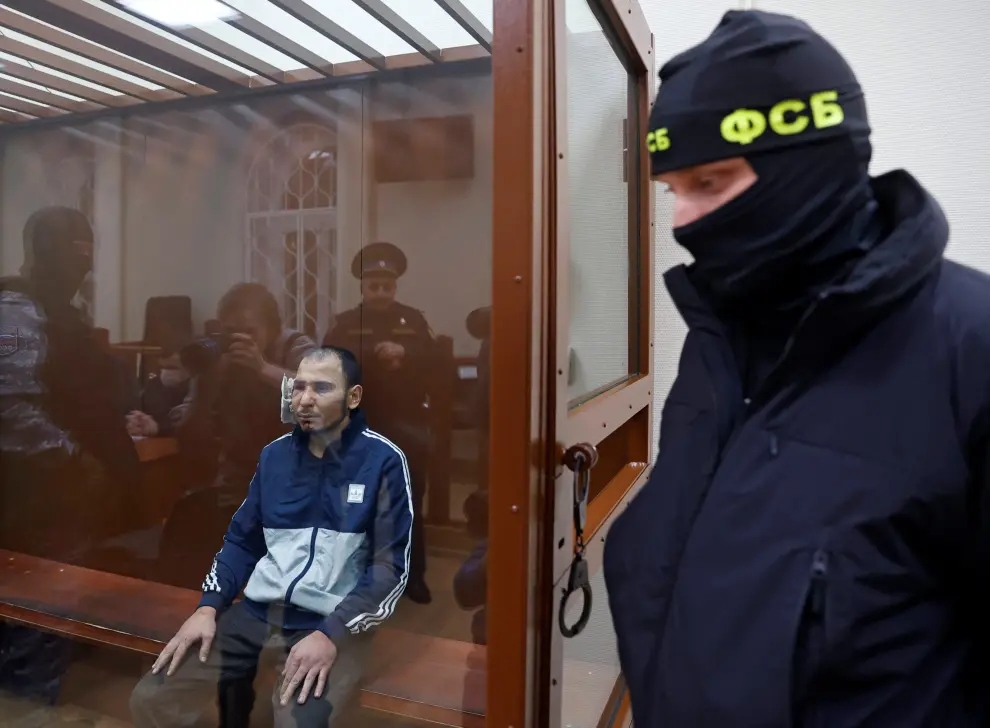 Dos detenidos por el atentado de Moscú, ante el juez RUSSIA TERRORIST ATTACK