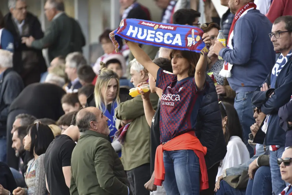 Partido SD Huesca-Burgos, jornada 32 de Segunda División, en El Alcoraz