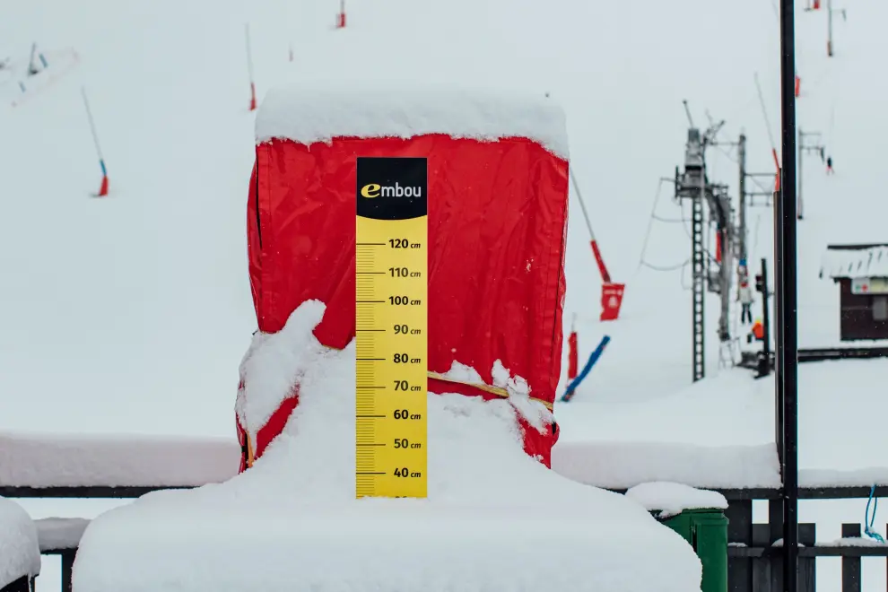 La Aemet ha activado para este martes un aviso por nevadas con acumulaciones de hasta 15 cm.