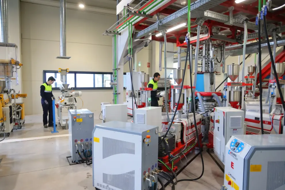 Una de las instalaciones del laboratorio para nuevos materiales inaugurado hoy en Nurel.