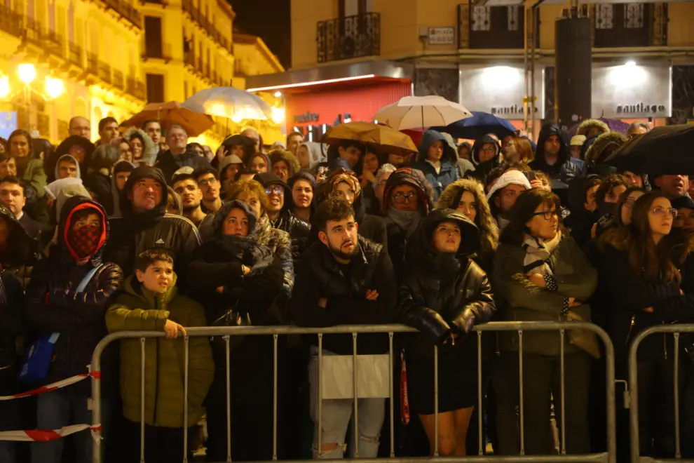 Procesión del Encuentro de Zaragoza, en la noche del Miércoles Santo en Zaragoza