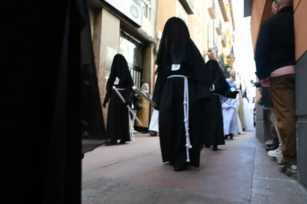 Procesión de la Soledad de la congregación de las Esclavas de Zaragoza