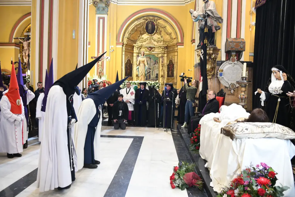 Semana Santa 2024: Turnos de vela del Cristo de la Cama en Zaragoza