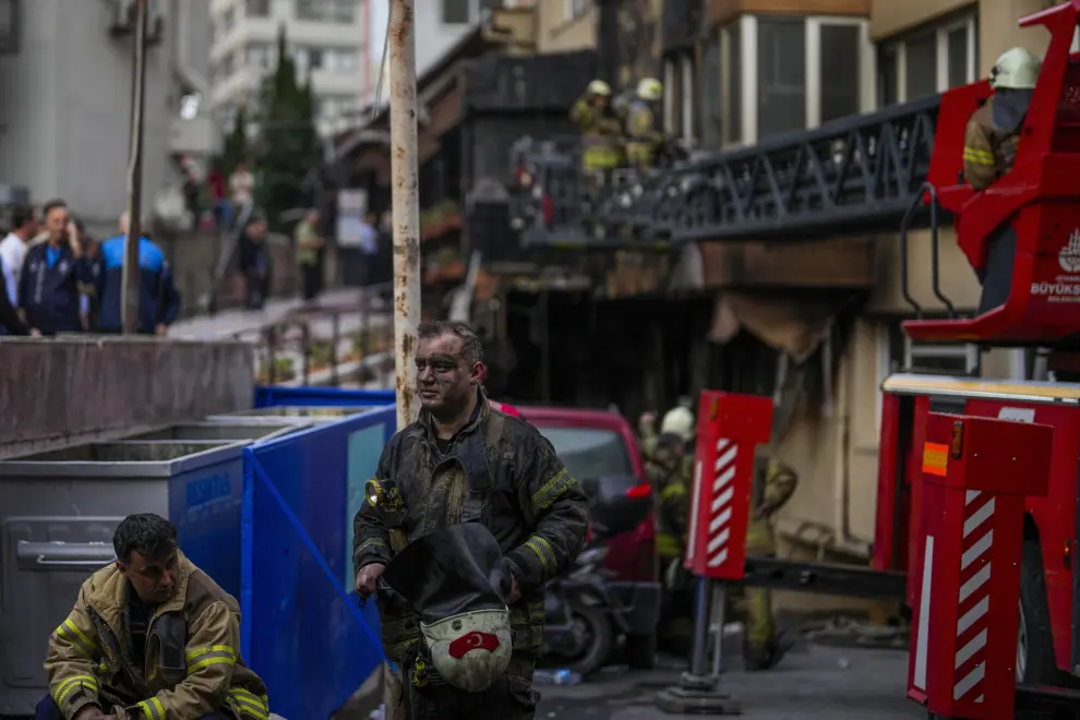 Incendio en Estambul