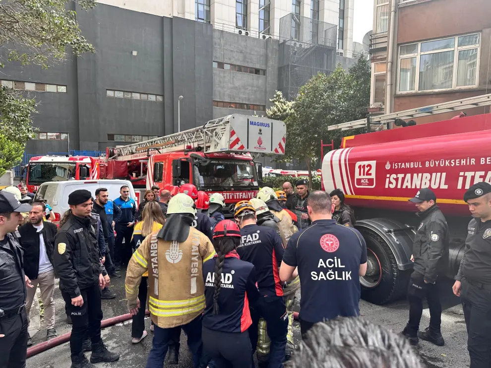 Incendio en Estambul, Turquía