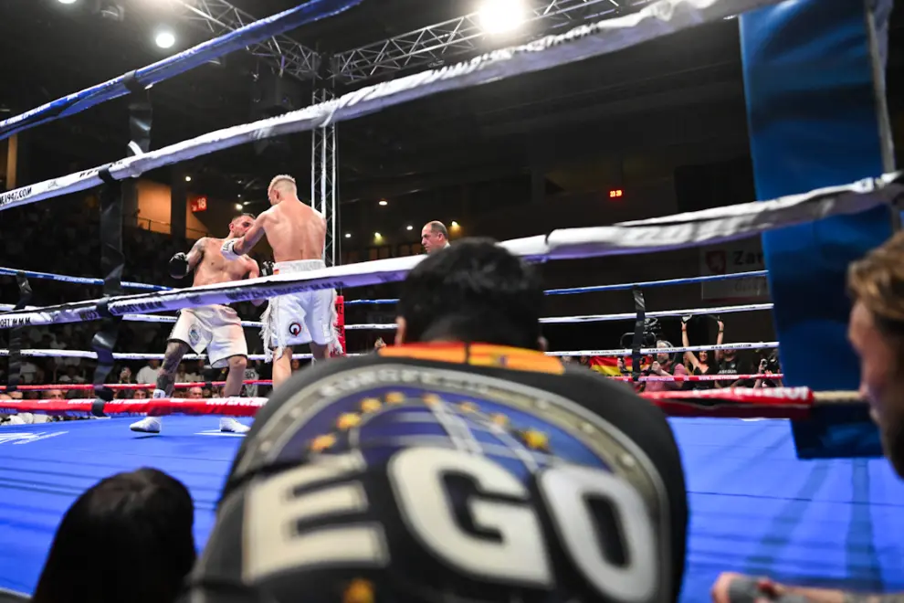 Boxeo en el Siglo XXI de  Zaragoza: Ezequiel Gurría pelea por el título europeo EBU Silver del peso superwélter ante Óscar Díaz