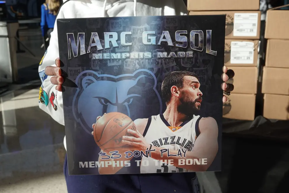 Retirada de la camiseta de Marc Gasol en los Memphis Grizzlies.
