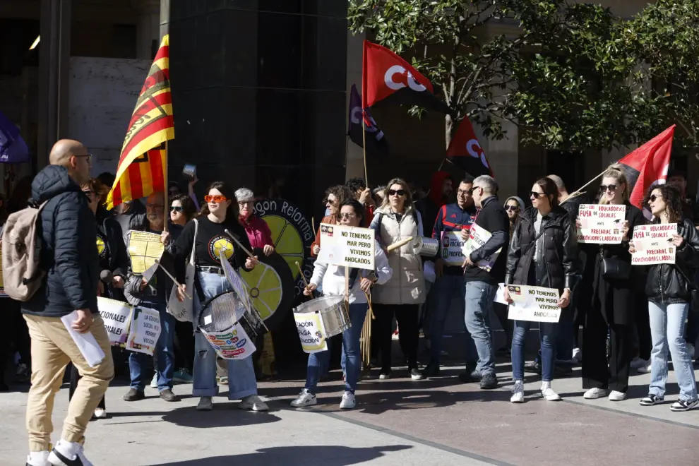 Los trabajadores de los centros de menores de Aragón claman por un convenio autonómico justo