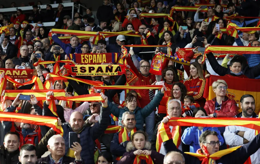 Partido España-República Checa, de la fase de clasificación para la Eurocopa, en El Plantío en Burgos