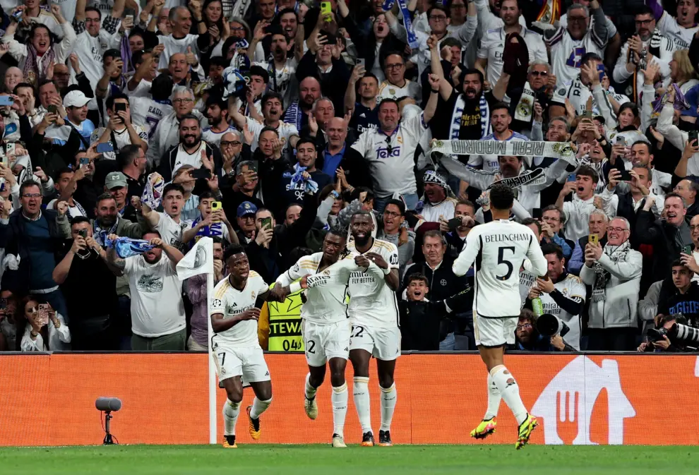 Partido Real Madrid-Manchester City, ida de los cuartos de final de la Champions League