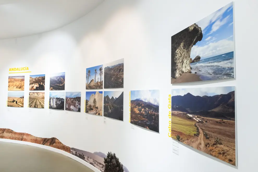 Exposición 'Desiertos de España' del fotógrafo Luis Sáez en el Museo de Ciencias Naturales de Zaragoza