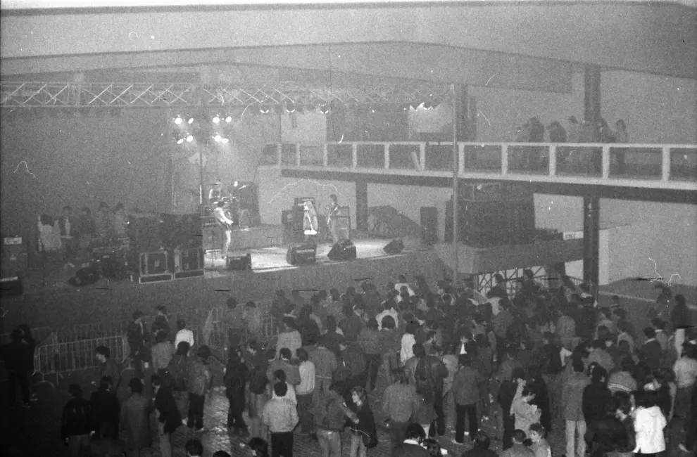 La Muestra de pop, rock y otros rollos, celebrada en el Pabellón Francés en 1984